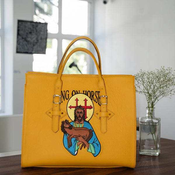 Jesus Genuine Leather Handbag