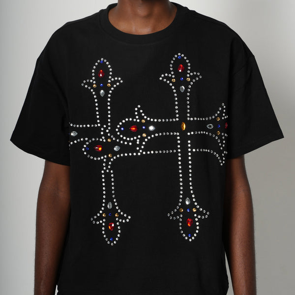 Logo Rhinestone T-Shirt